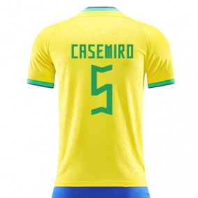Brasilien Carlos Casemiro 5 2023/2024 Hjemmebanetrøje